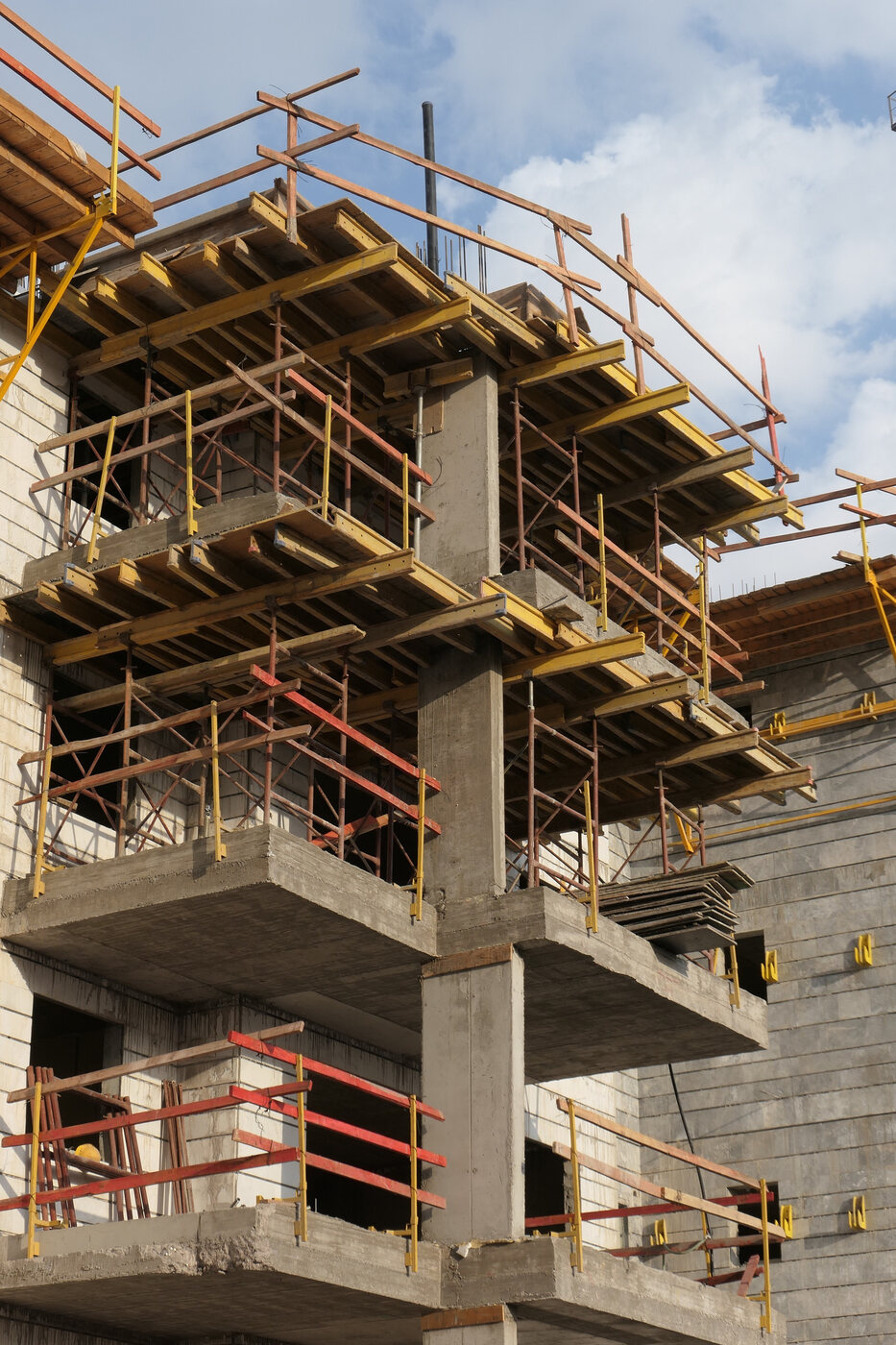 Estructura en proceso constructivo